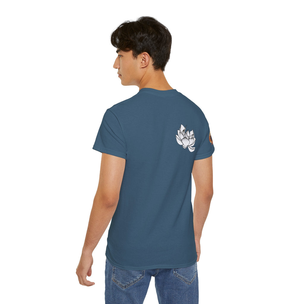 Fine Art Buddha Chalk Drawing Print Unisex Ultra Cotton Tee