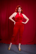 Pinup Pants in RED Velvet BACKORDER