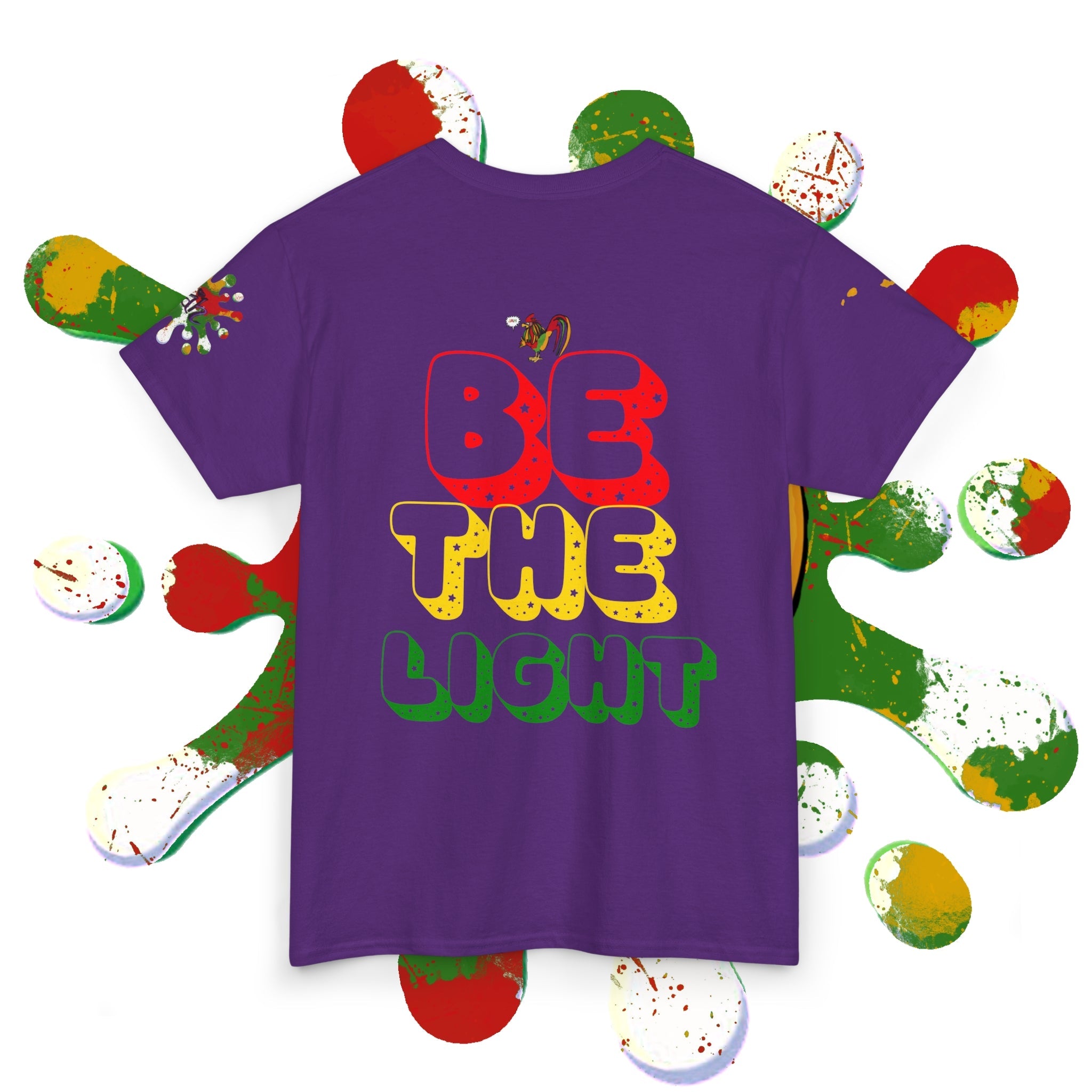 Rasta Rooster Tee - Ancient Maya Edition