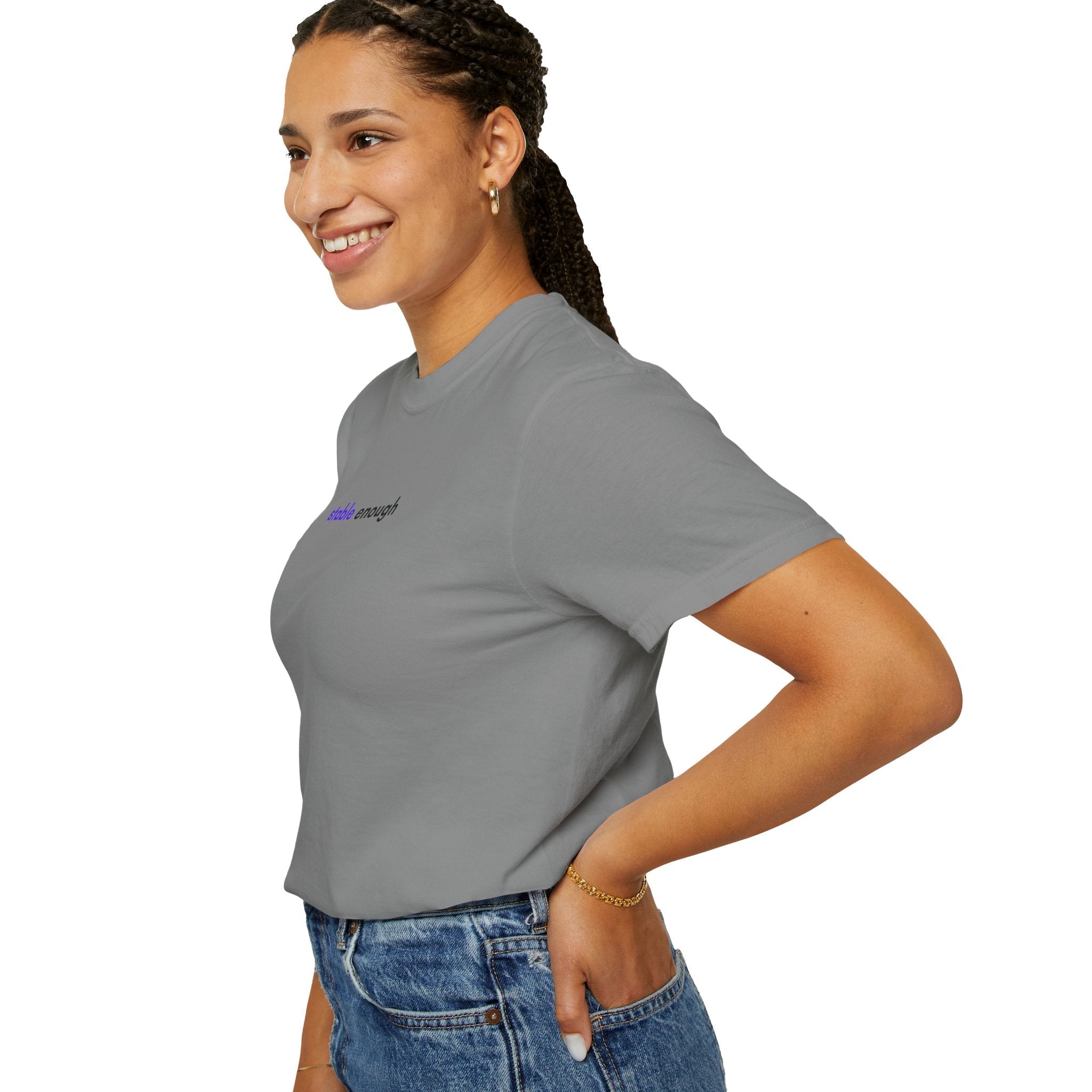 Stable Enough Epilepsy Awareness T-Shirt | Minimal Awareness Tee