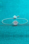 Adored All For Fun 1 Carat Moissanite Bracelet – Elegant 925 Sterling Silver Design See size chart under “more details”