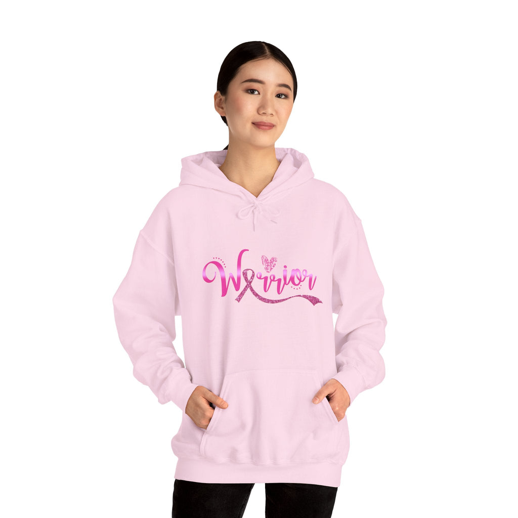 Warrior Breast Cancer Awareness Hoodie – Gildan 18500 (S-5XL)