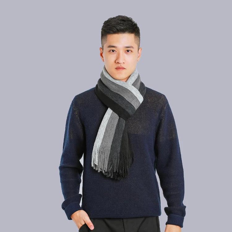 Imitated Cashmere Casual Thick Scarf For Men