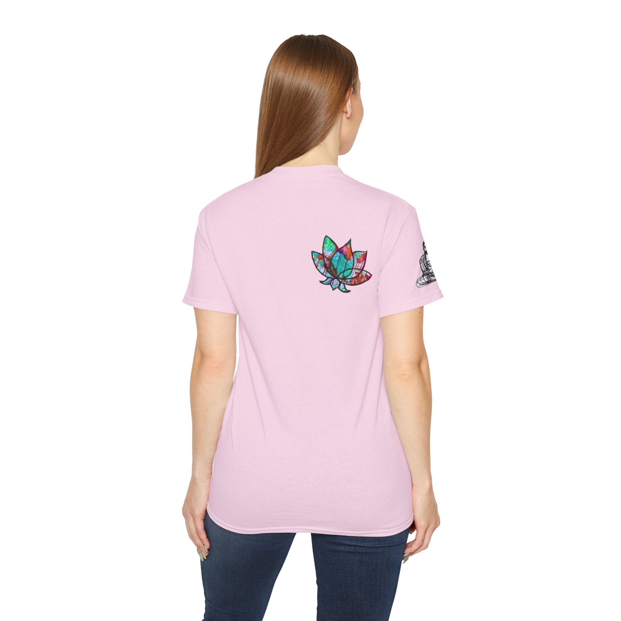 Fine Art Buddha Oil Paint Print Unisex Ultra Cotton Tee