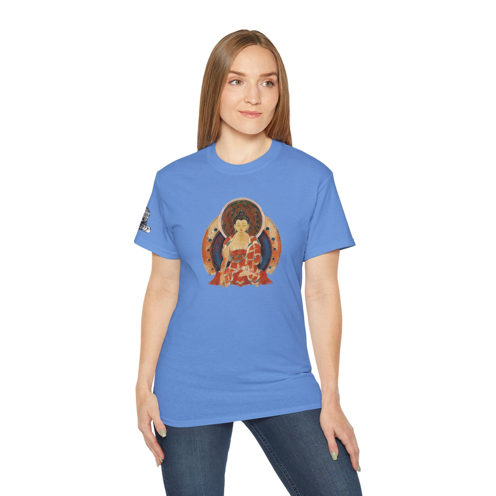 Fine Art Buddha Oil Paint Print Unisex Ultra Cotton Tee