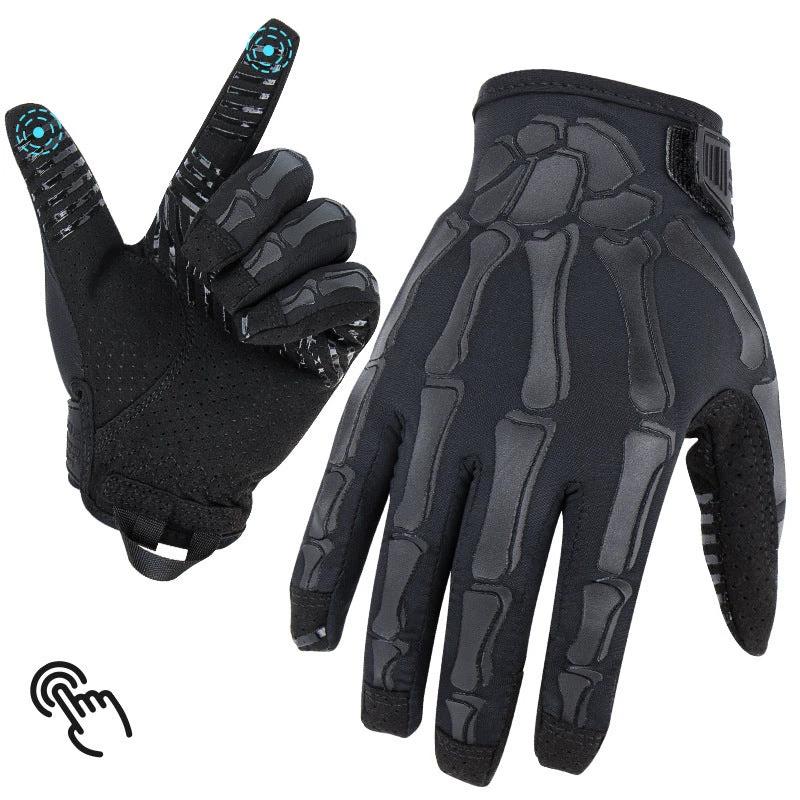 Men's Non-slip and Breathable Full Finger Touch Screen Tactical Gloves