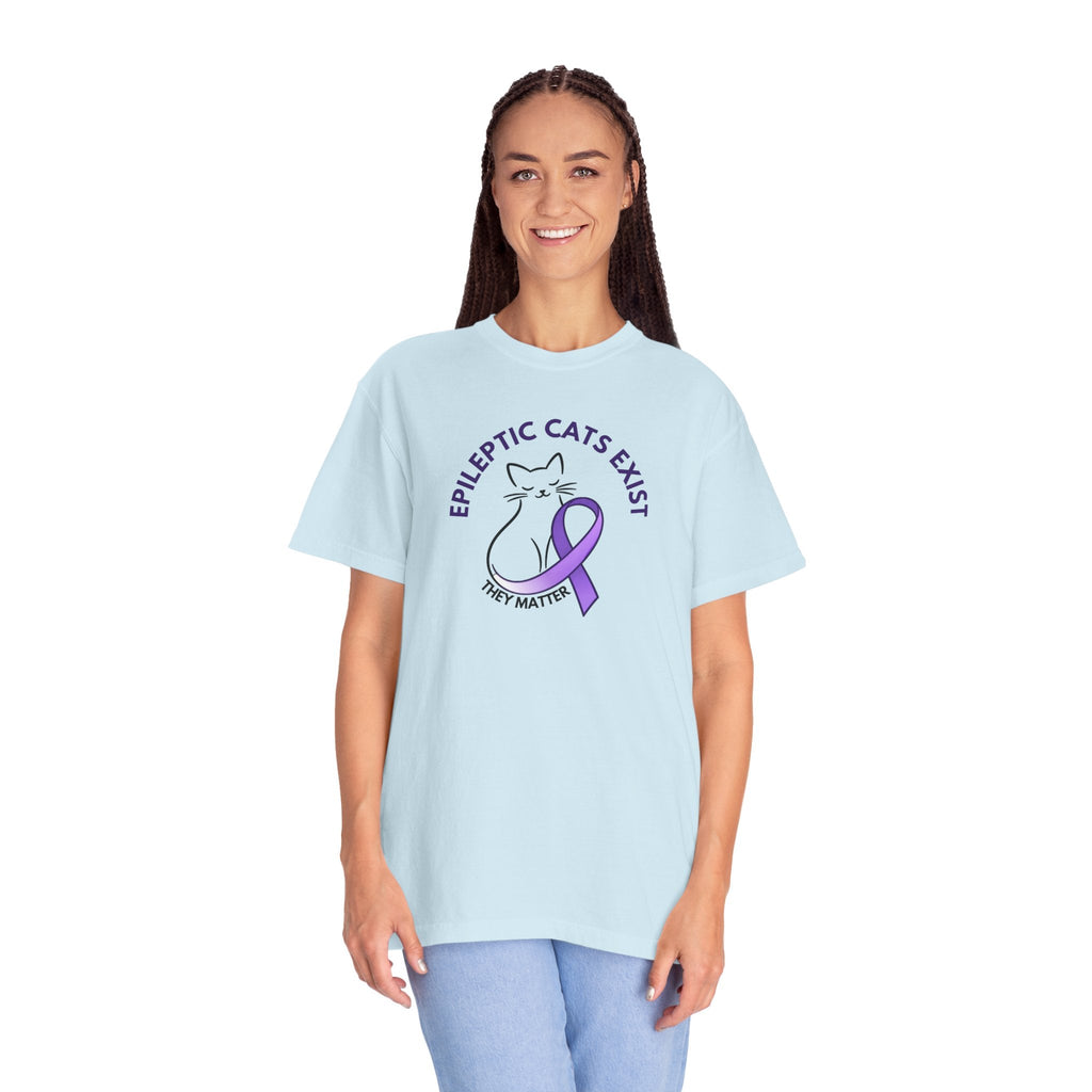 Epikitty Awareness T-Shirt – Epileptic Cats Exist. They Matter.