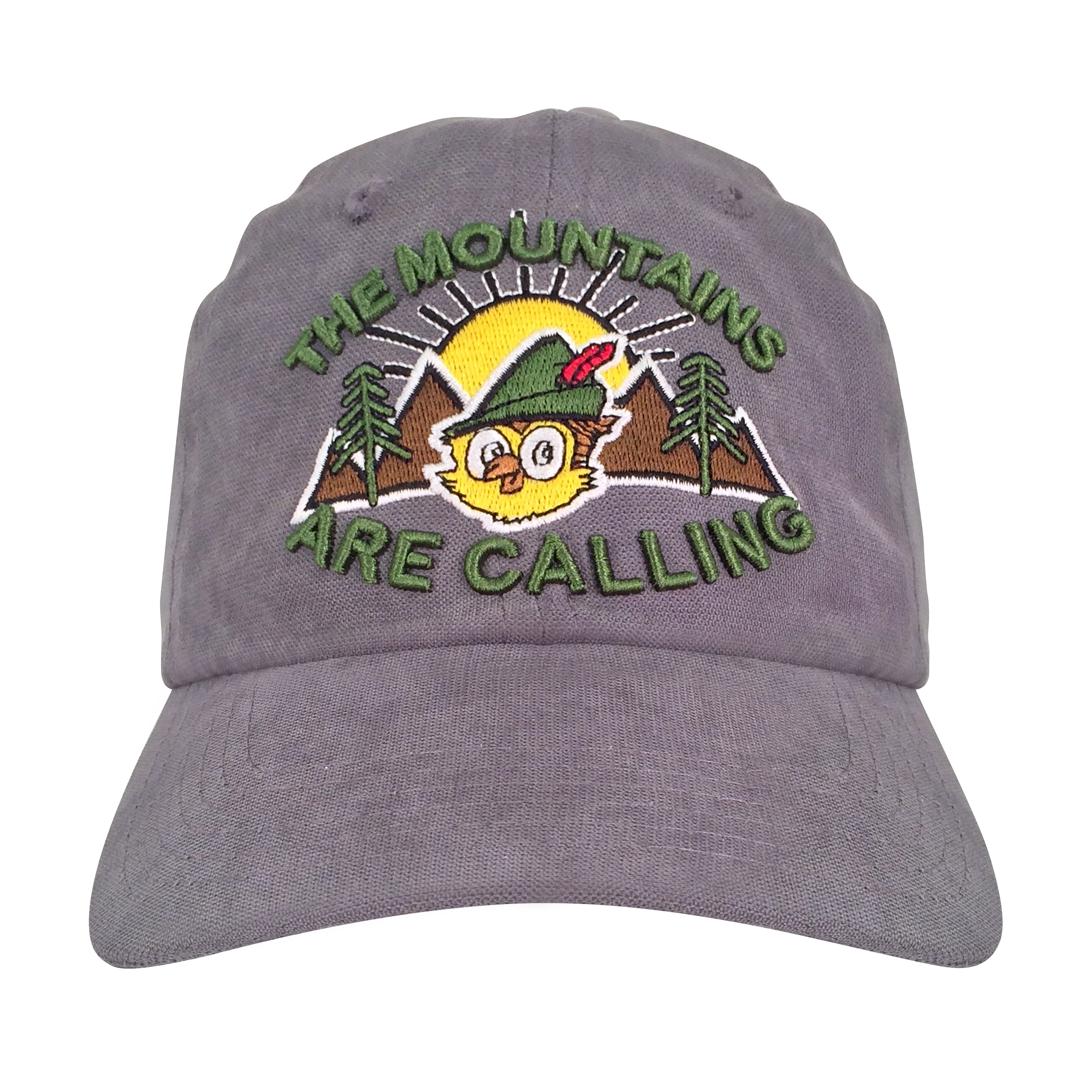 Woodsy Owl The Mountains are Calling Hat - Grey