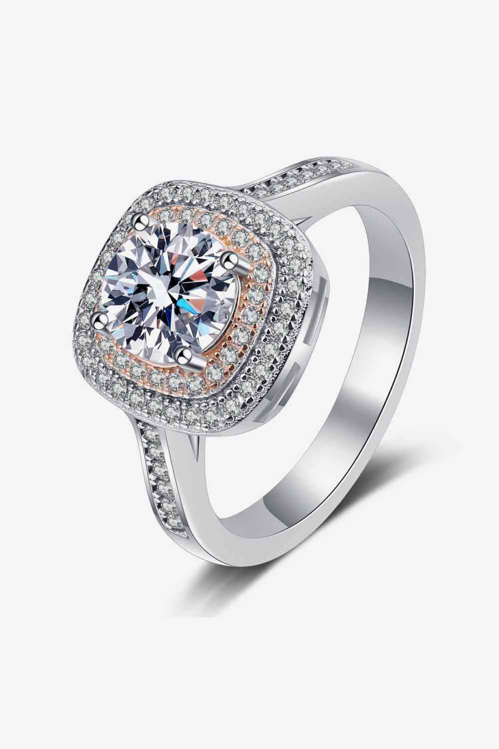 Need You Now Moissanite Ring – Handcrafted 925 Sterling Silver Design See size chart under “more details”