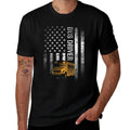 School Bus Driver Usa American Funny Bus Driver Gift  Cotton T-Shirt
