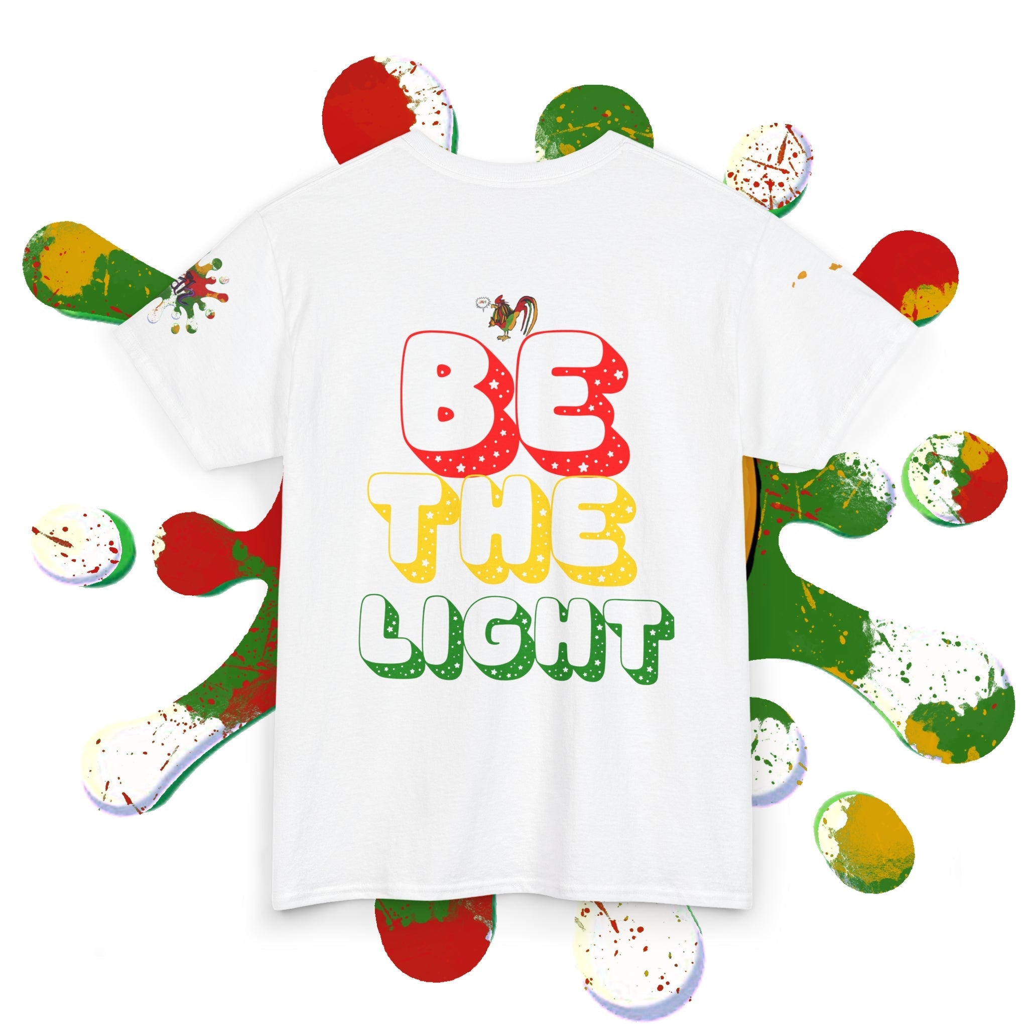 Rasta Rooster Tee - Ancient Maya Edition