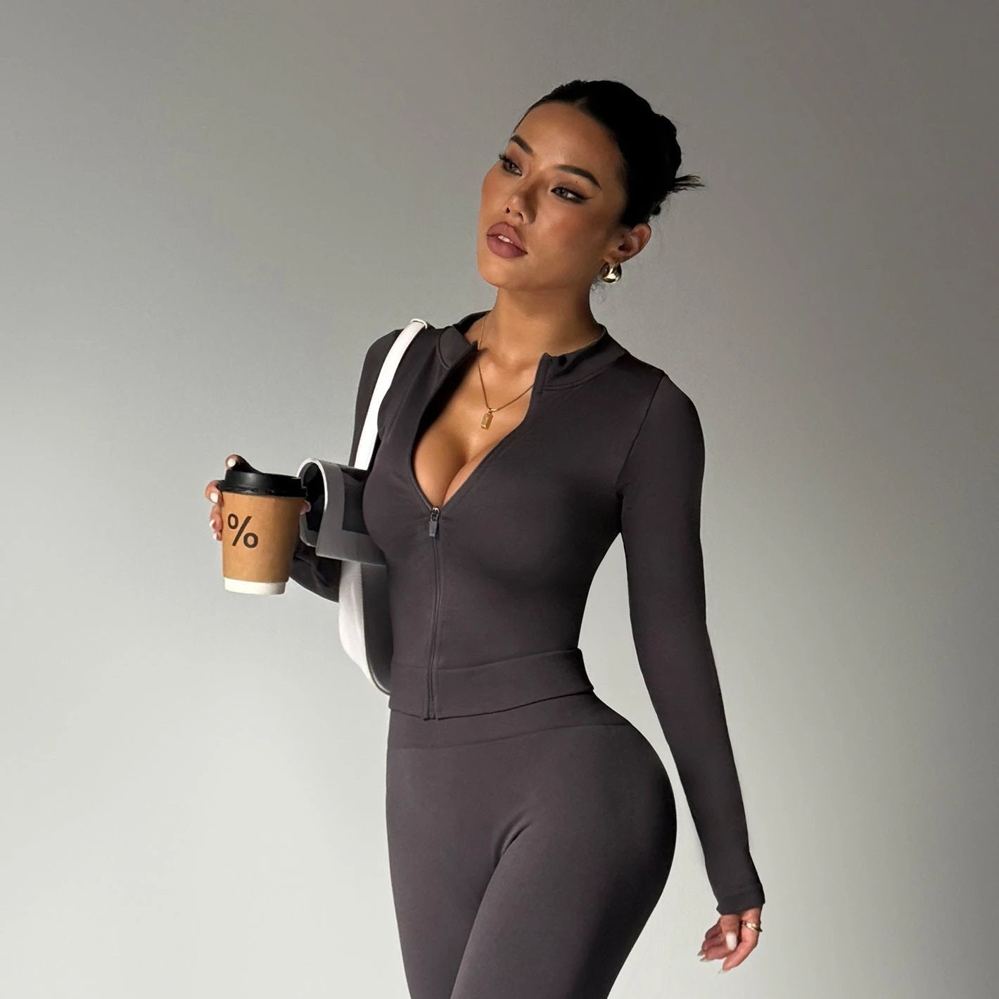 High Waist Yoga Suit Sports Fashion Casual Workout Clothes