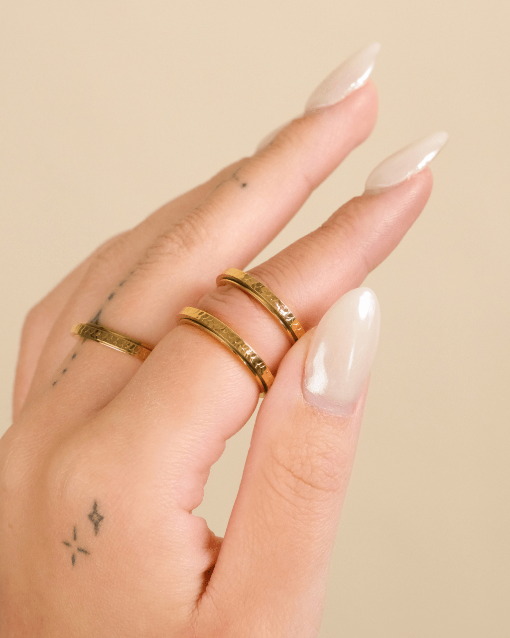 Textured Spinner Ring
