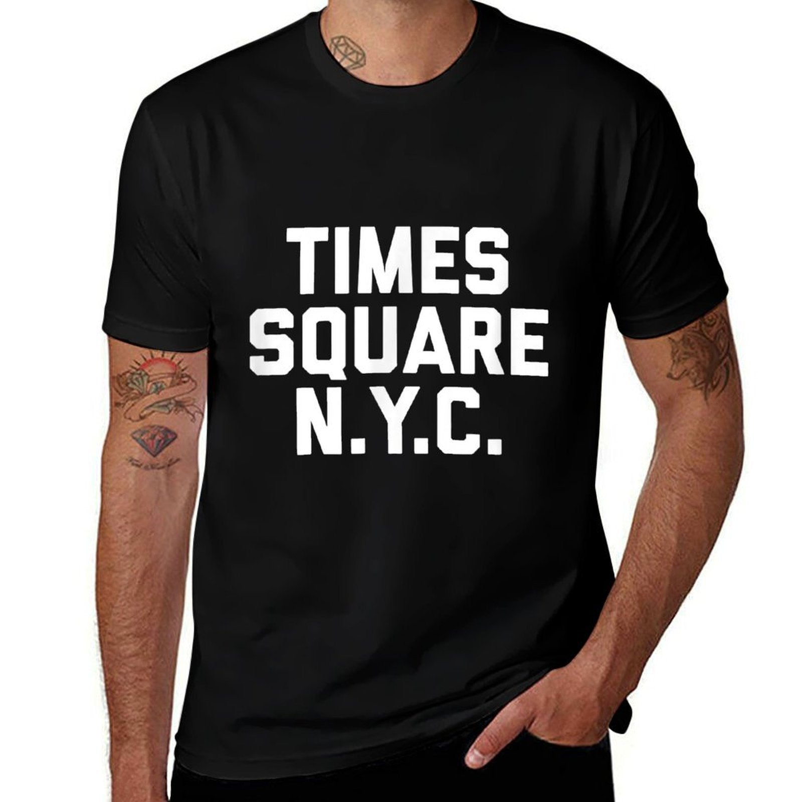 TIMES SQUARE NYC New York City  Tagless Design T-Shirt