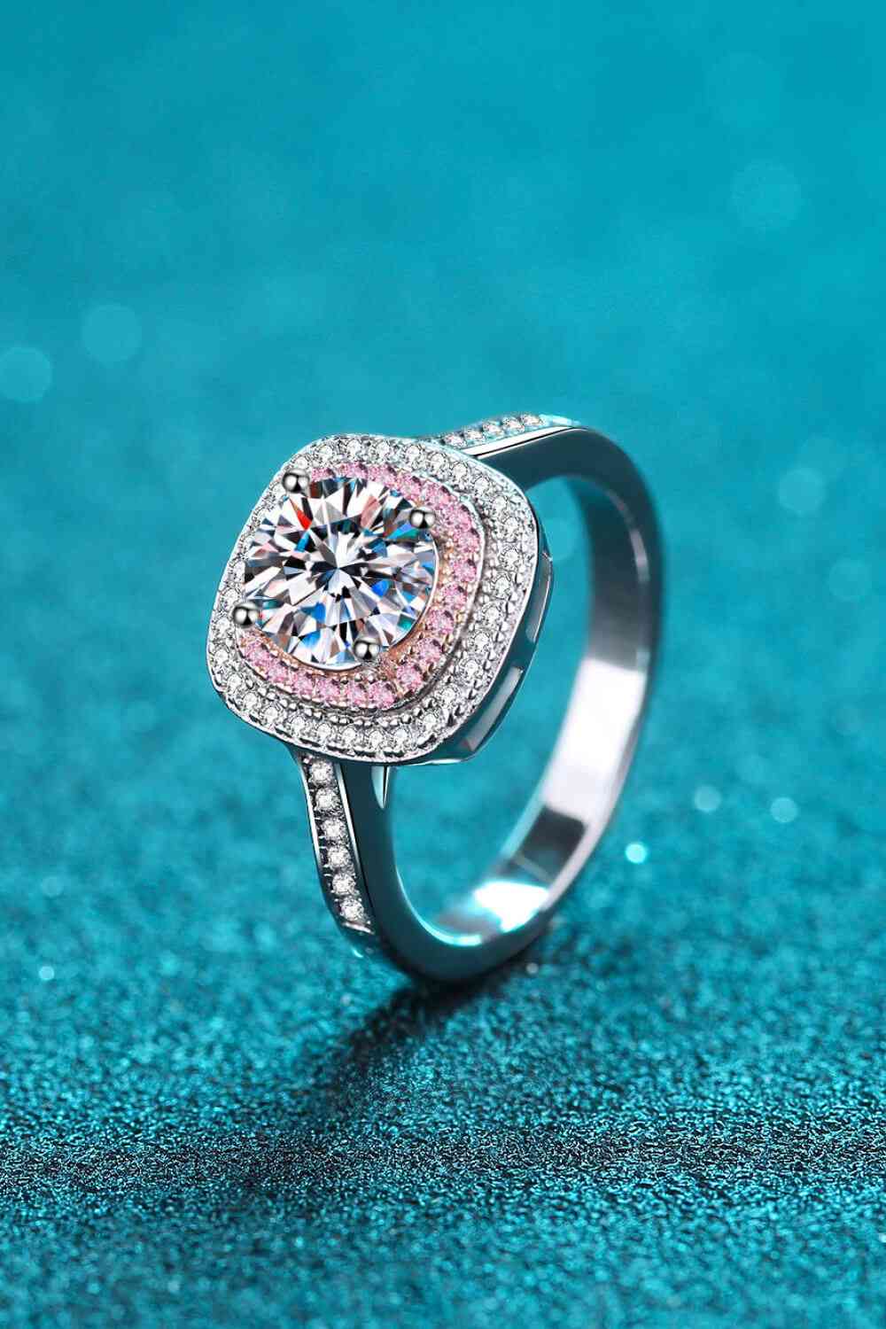 Need You Now Moissanite Ring – Handcrafted 925 Sterling Silver Design See size chart under “more details”