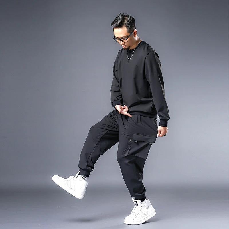 Plus size Big and Tall  Casual Loose Sweat Suit Matching set