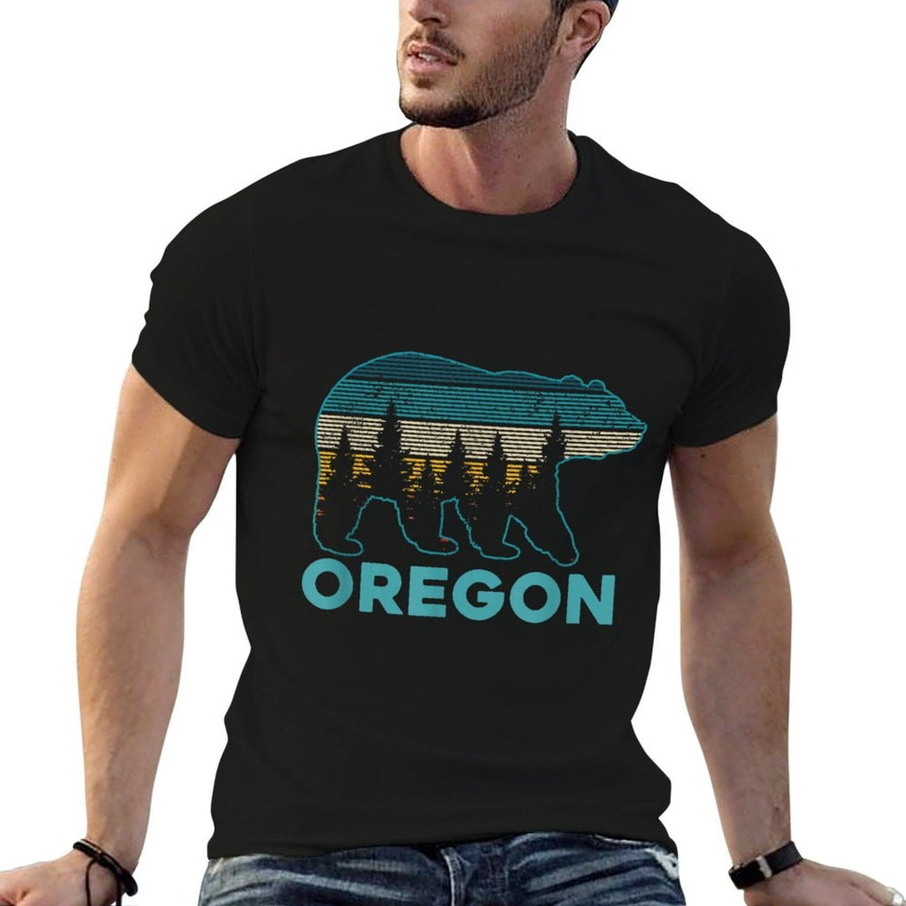 Oregon USA Grizzly Bear Souvenir  Lightweight T-Shirt