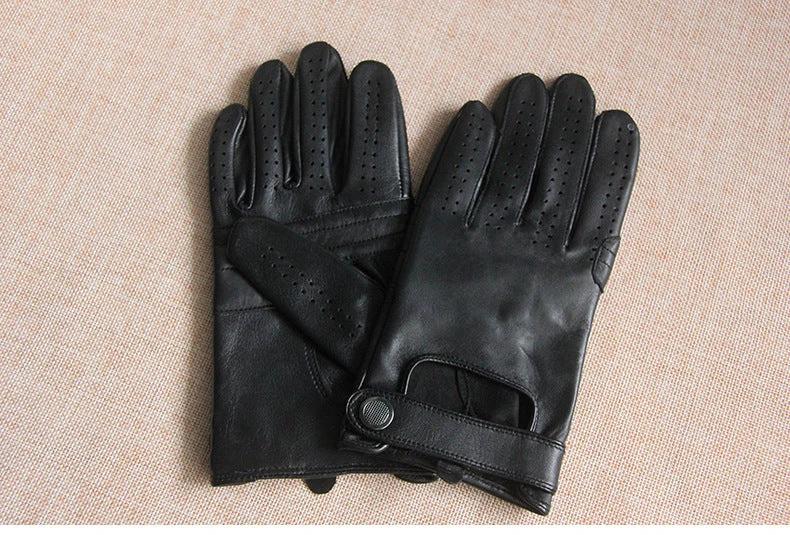 Sheepskin Leather Touch Screen Gloves For Men