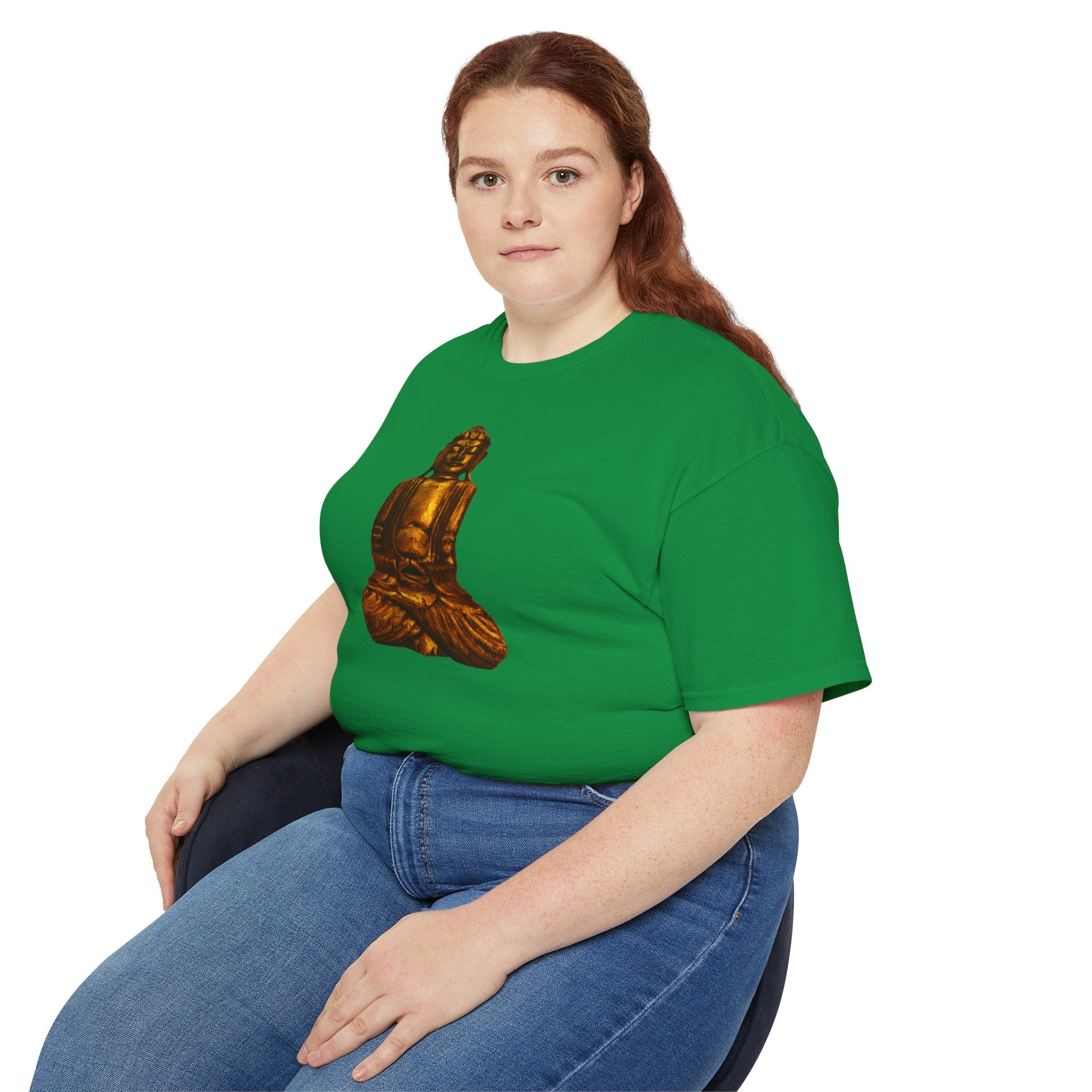 Fine Art Buddha Carving Print Unisex Ultra Cotton Tee