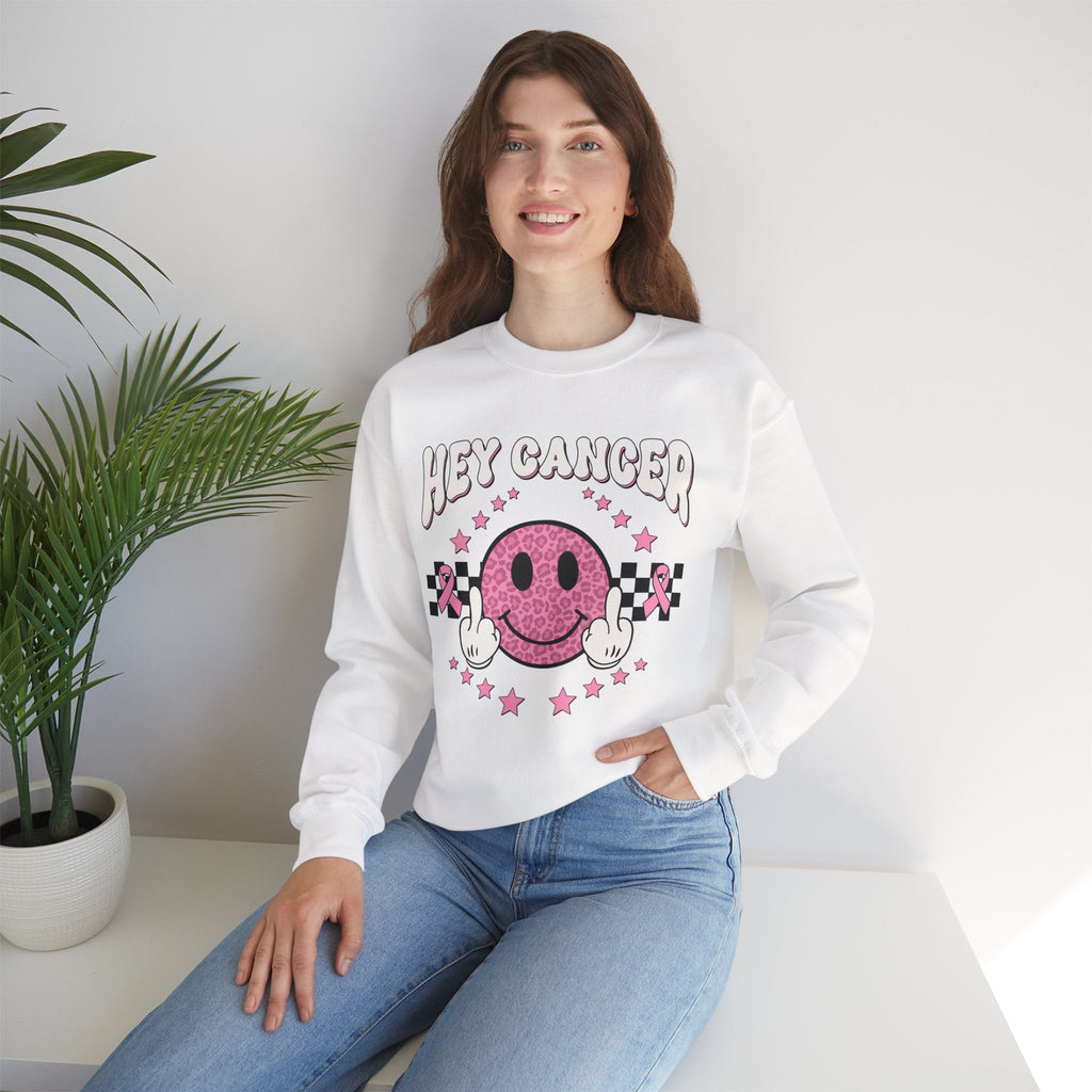 Cancer Awareness Crewneck Sweatshirt, Comfort Gift, Support Apparel, Unisex Style, Survivor Hoodie