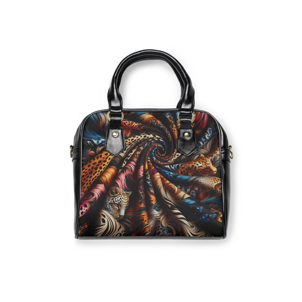 Vibrant Leopard Print Shoulder Handbag - Trendy Tote for Fashion Lovers