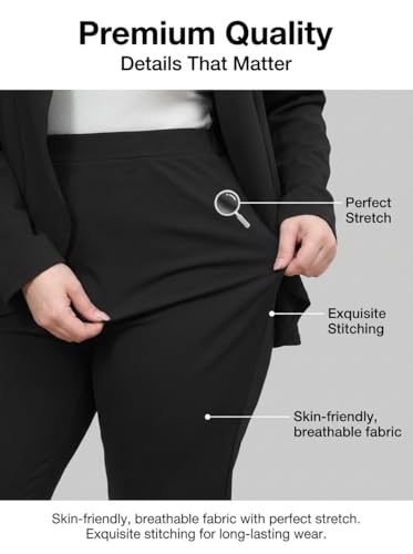 Aro Lora Womens Plus Size 2 Piece Outfits Pantsuits Long Sleeve Ruffle Irregular Hem Open Front Blazer Pant Set