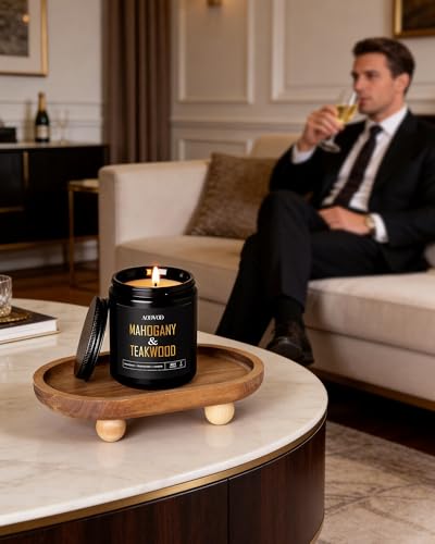 AOOVOO Scented Candles Set - Candles for Home Scented, Soy Wax Candle Gifts Set for Men, Birthday, Valentine, Christmas, Anniversary Present