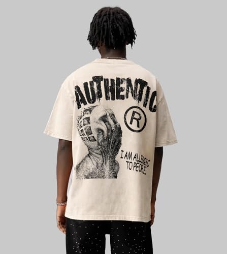 Sopula Studio Mens Graphic T-Shirts, Christian Tees Shirt Unisex Oversized Jesus Y2K Cotton Streetwear Top