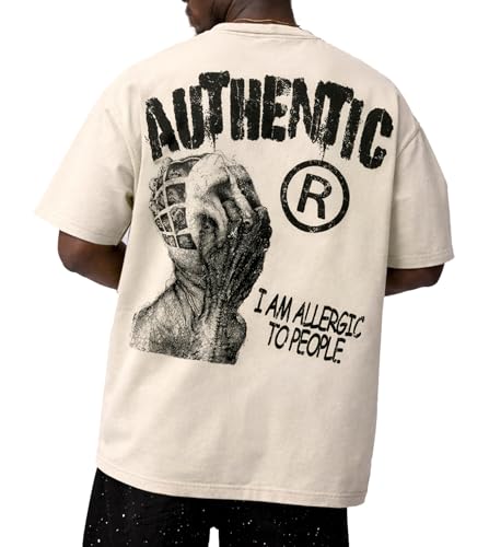 Sopula Studio Mens Graphic T-Shirts, Christian Tees Shirt Unisex Oversized Jesus Y2K Cotton Streetwear Top