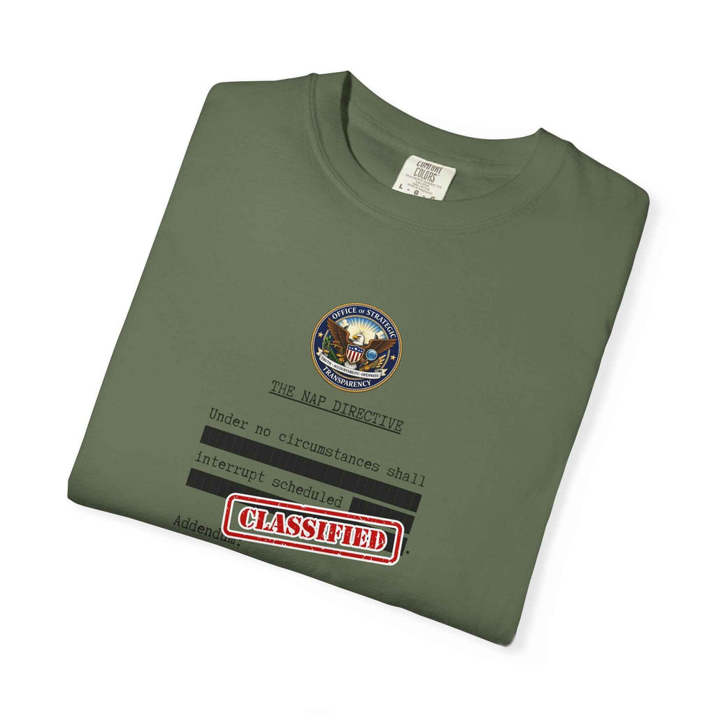 The Nap Directive Unisex T-Shirt – Official Rest Policy Graphic Tee