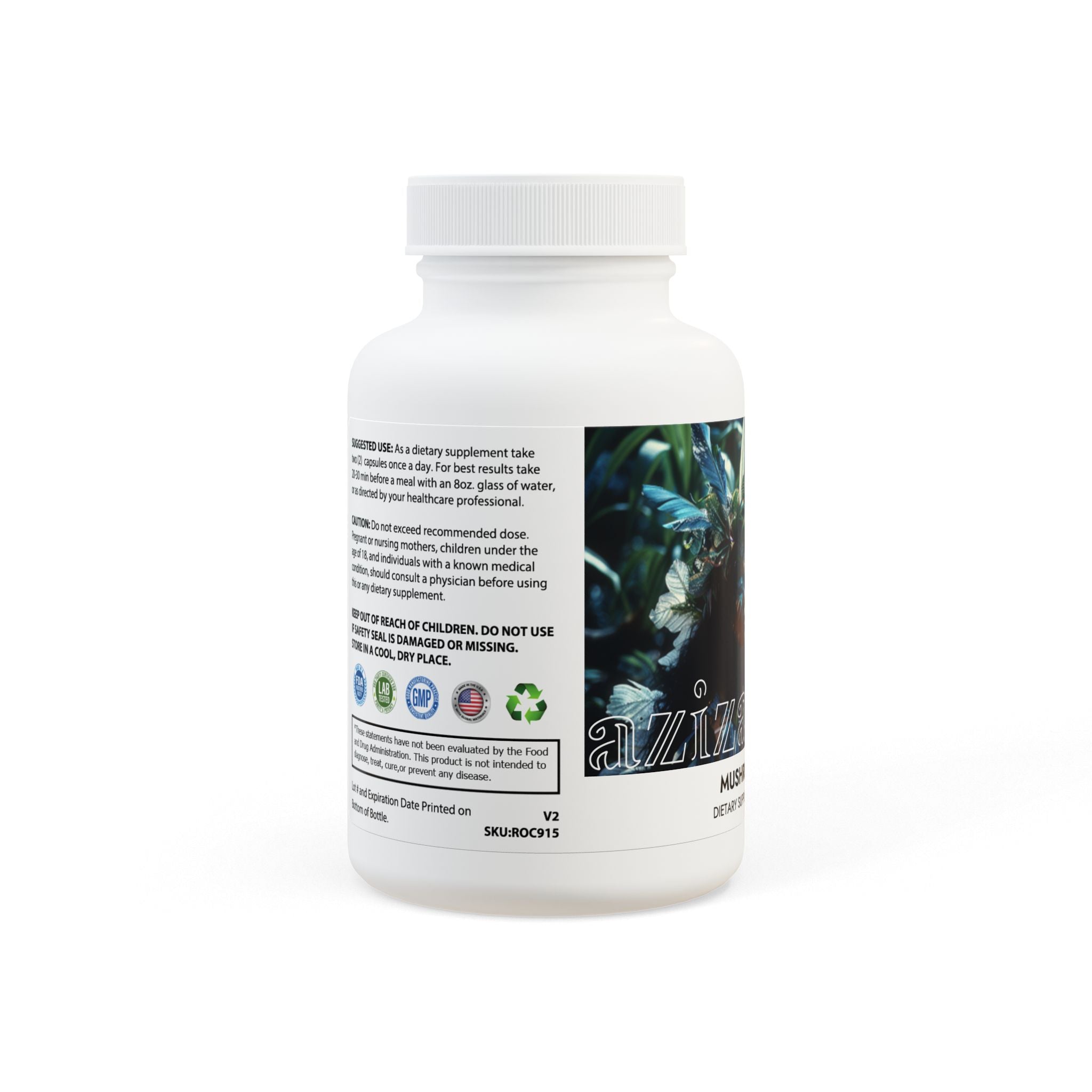 Aziza & Fae Mushroom Blend Supplement (60 Capsules)