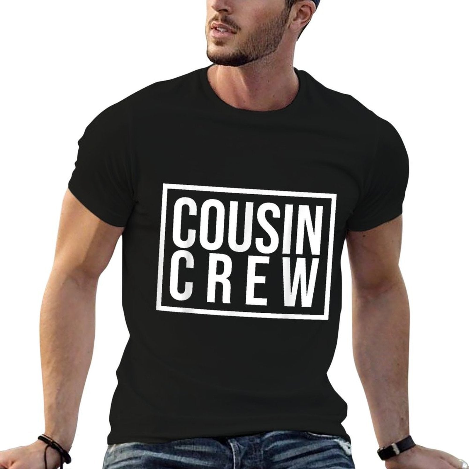 Cousin Crew Kids Women Men Girl Funny Gift  Summer-ready Fabric T-Shirt
