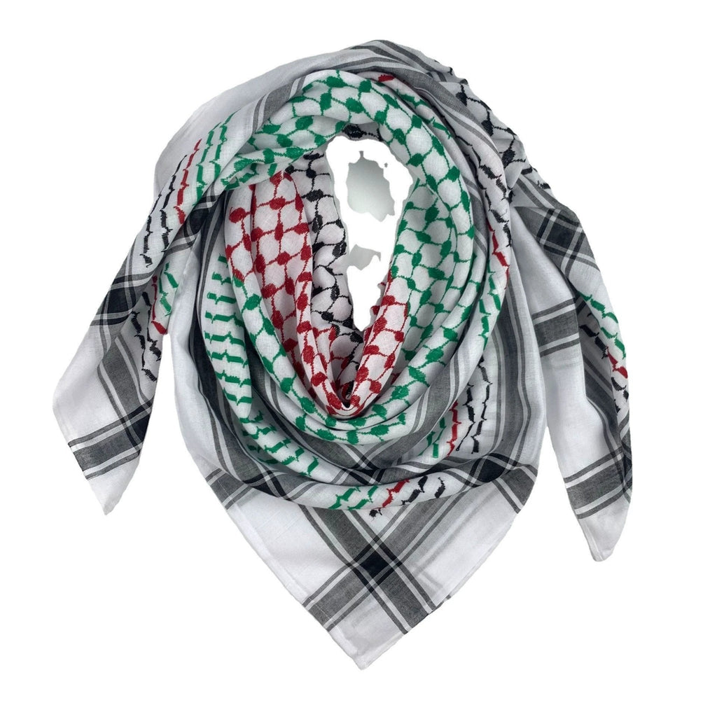Jacquard Square Scarf For Men