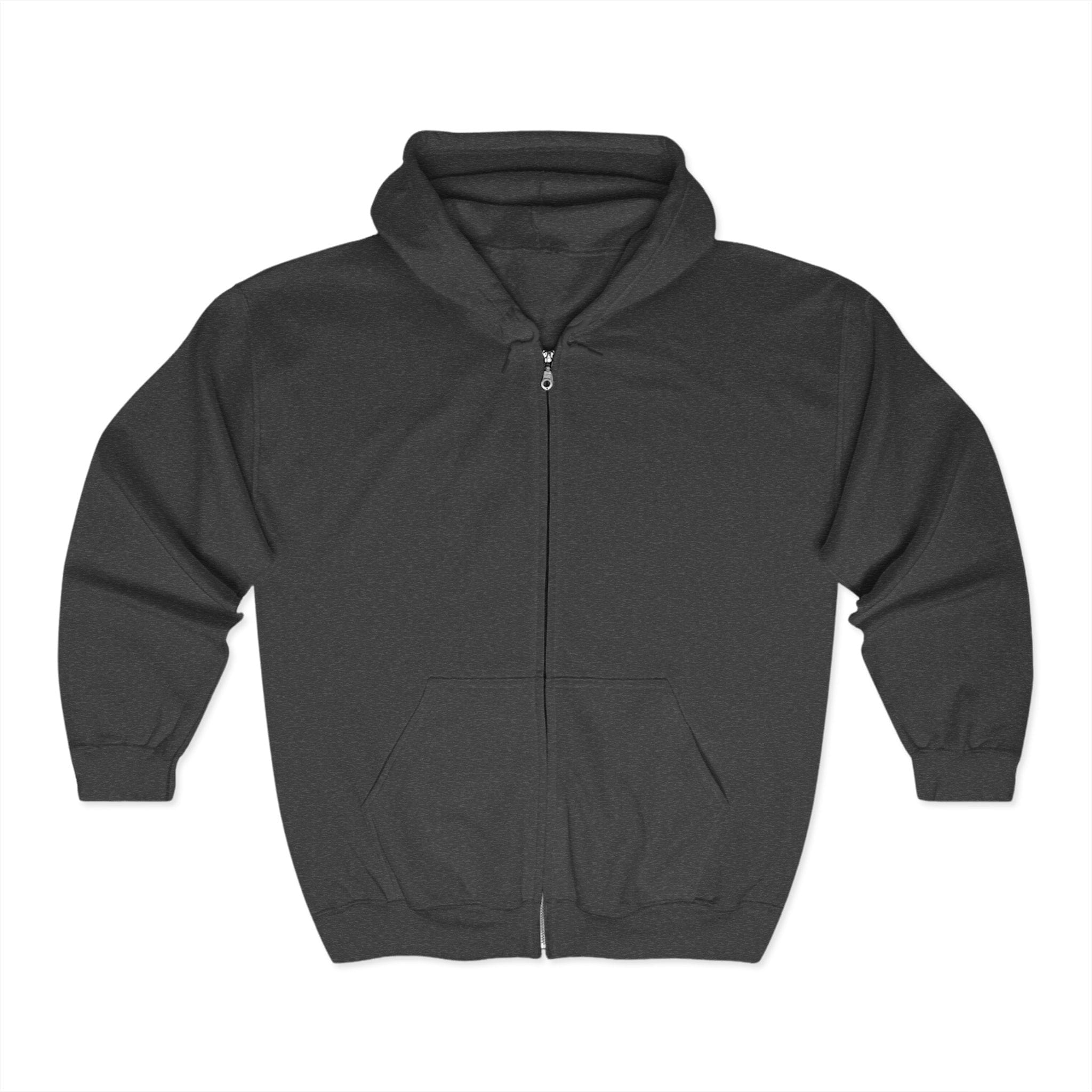 Fueled by Coffee and Weed Full Zip Hooded Sweatshirt