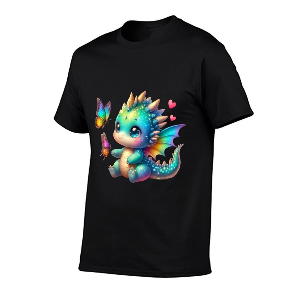 Cute Dragon Funny Dragon Baby Kids Toddler Boys Girls  Soft T-Shirt