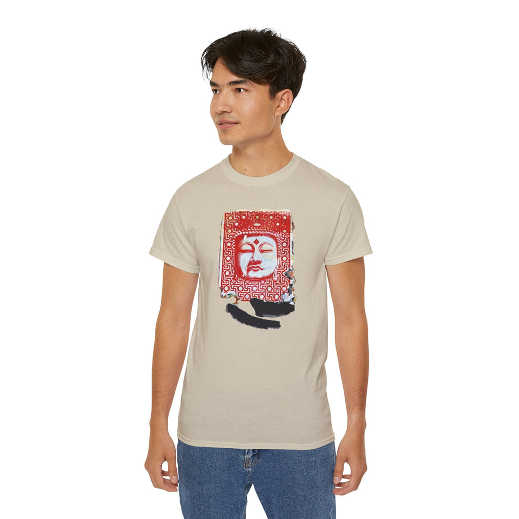 Fine Art Buddha Tablet Print Unisex Ultra Cotton Tee