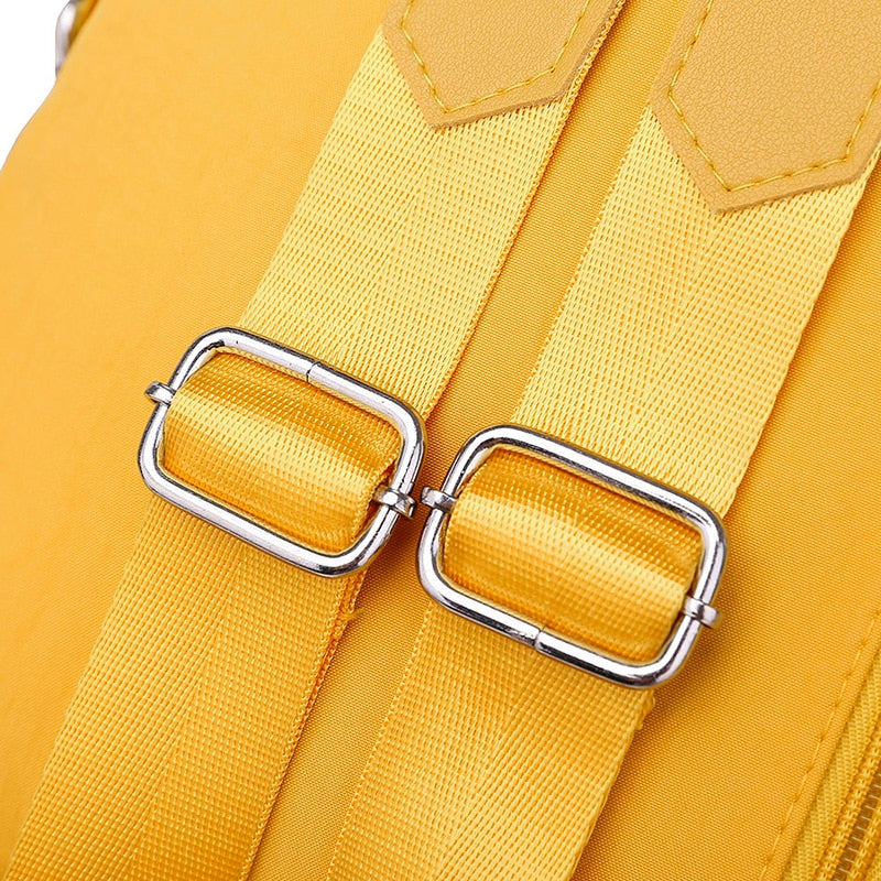 Fashion orange pendant backpack See size chart under “more details”