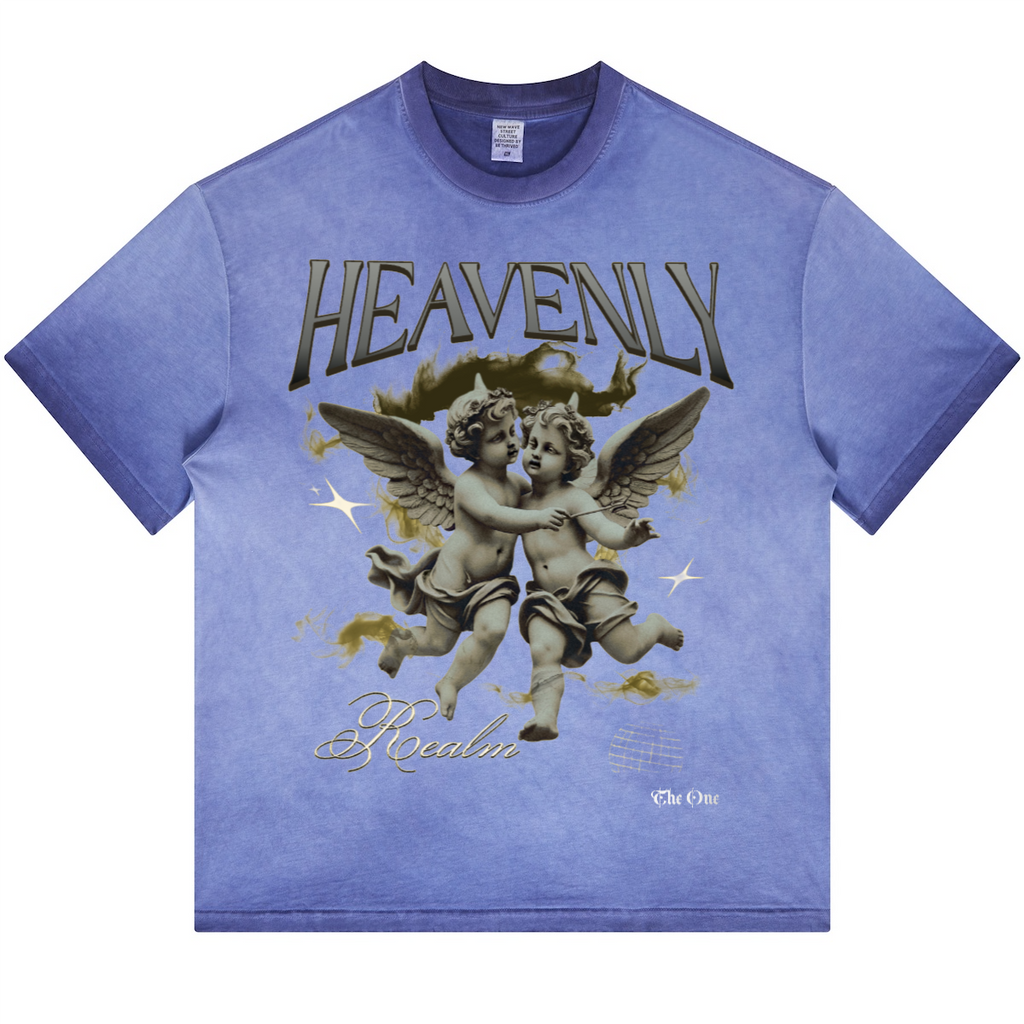 Havenly Heavyweight Washed Gradient Stir Fried T-shirt