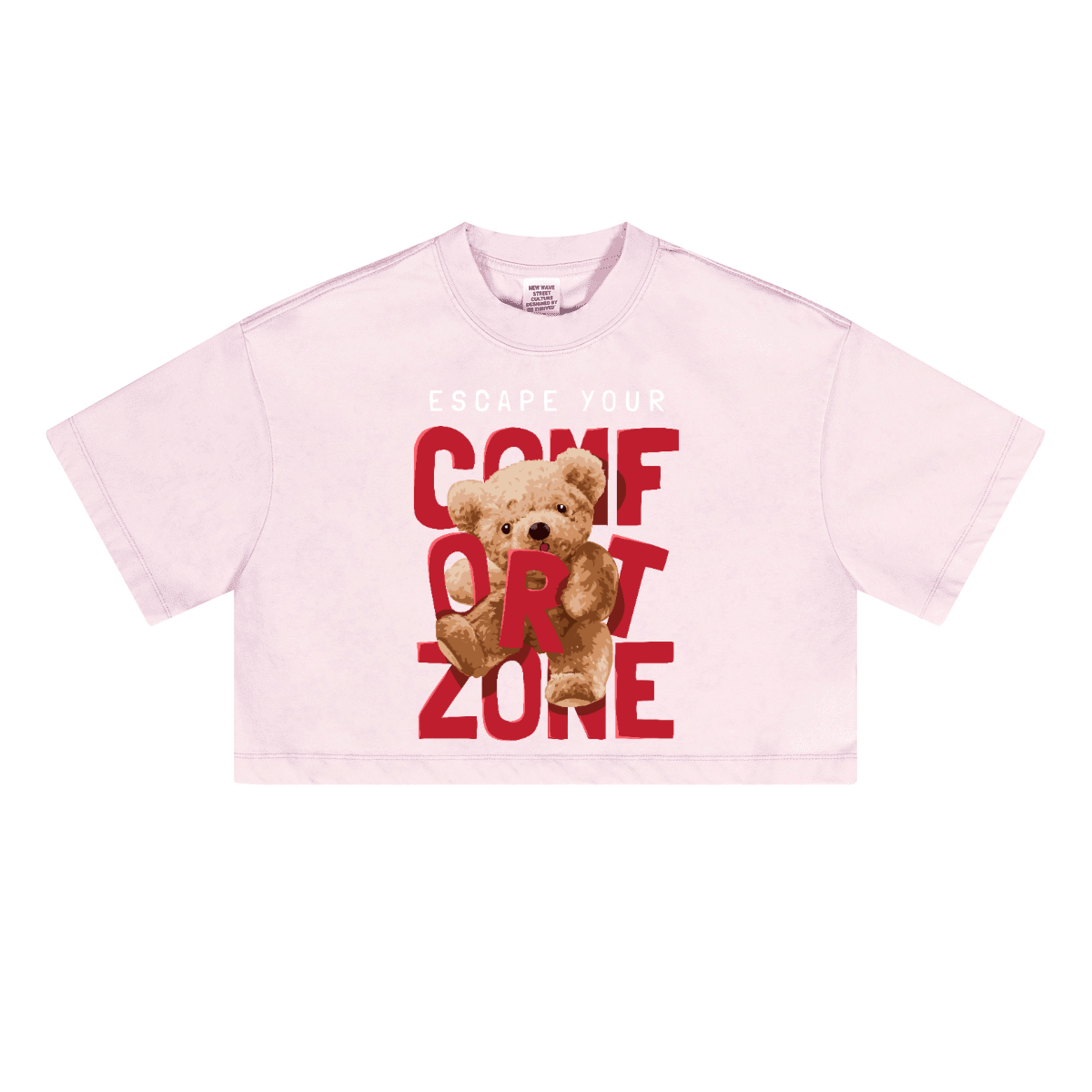 Heavyweight Washed Loose-Fit Cropped Crewneck T-Shirt
