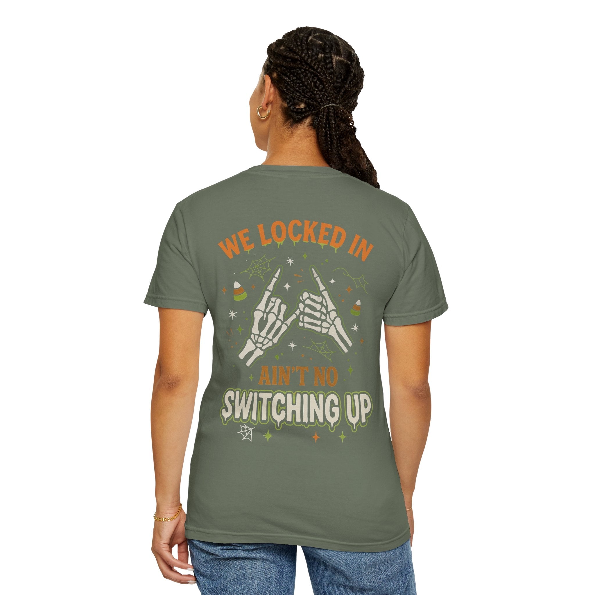 We Locked In, Ain't No Switching Up Skeleton Hands Matching T-Shirt