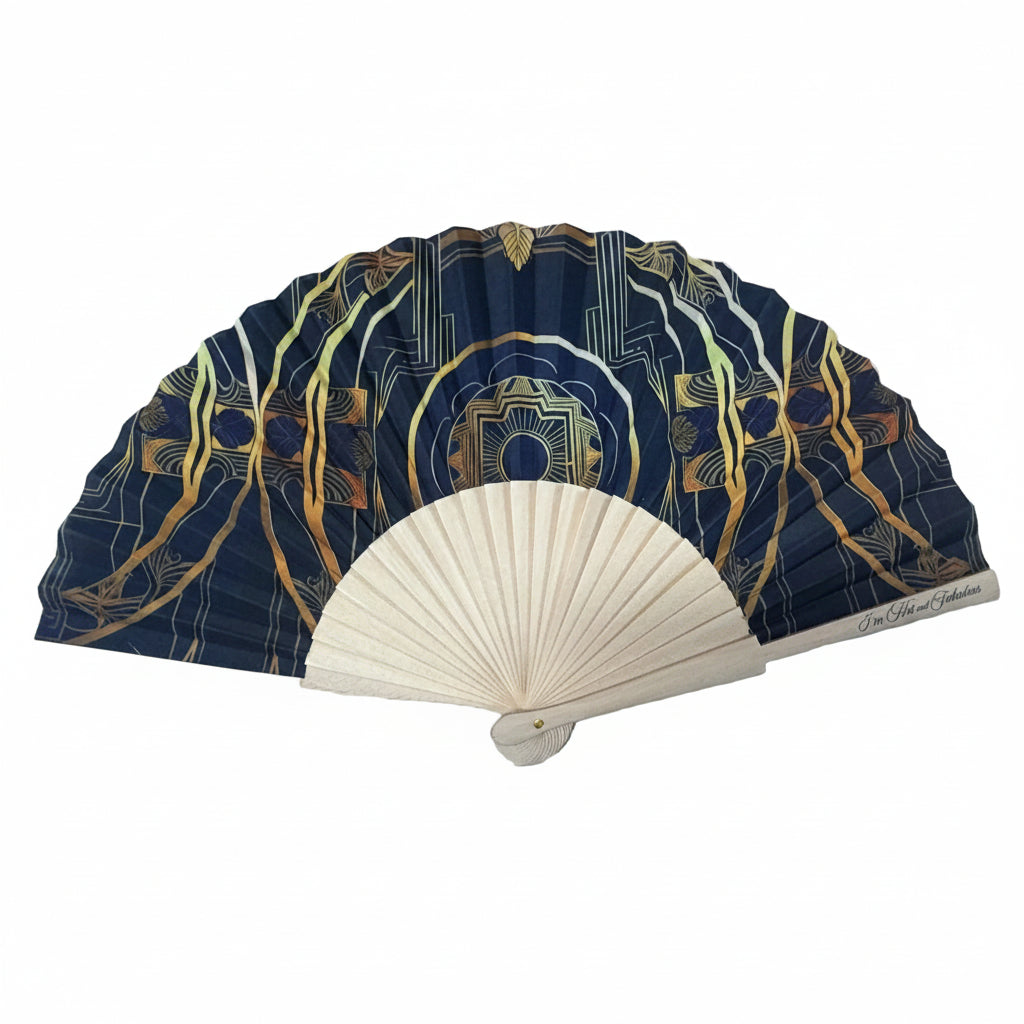 Art Deco Hand Fan