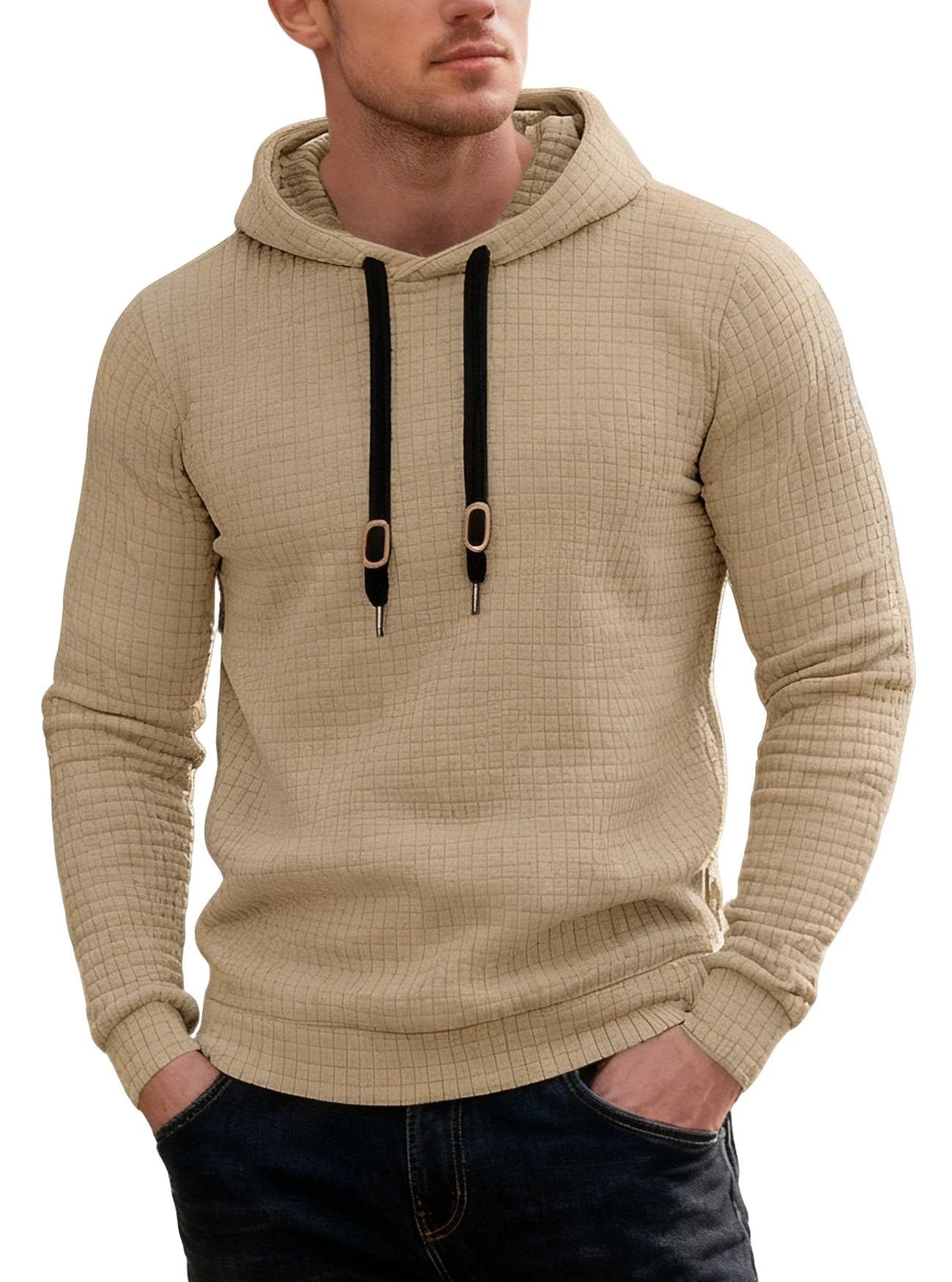 Men's Casual Long-sleeved Hooded Sweatshirt