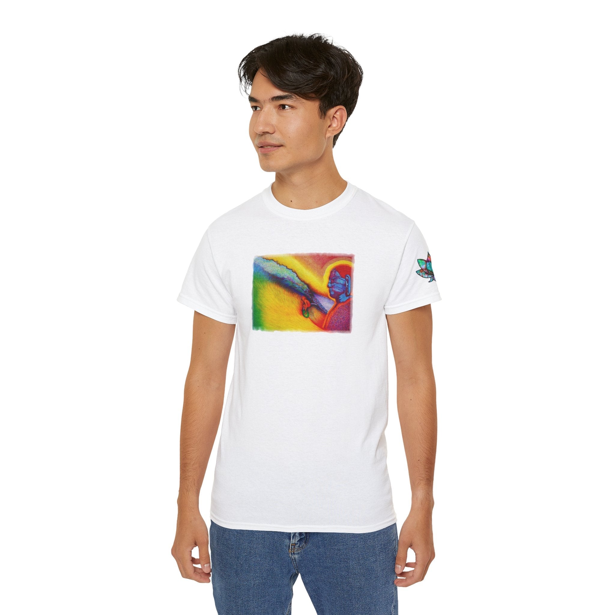Surf is My Buddha Tablet Print Unisex Ultra Cotton Tee