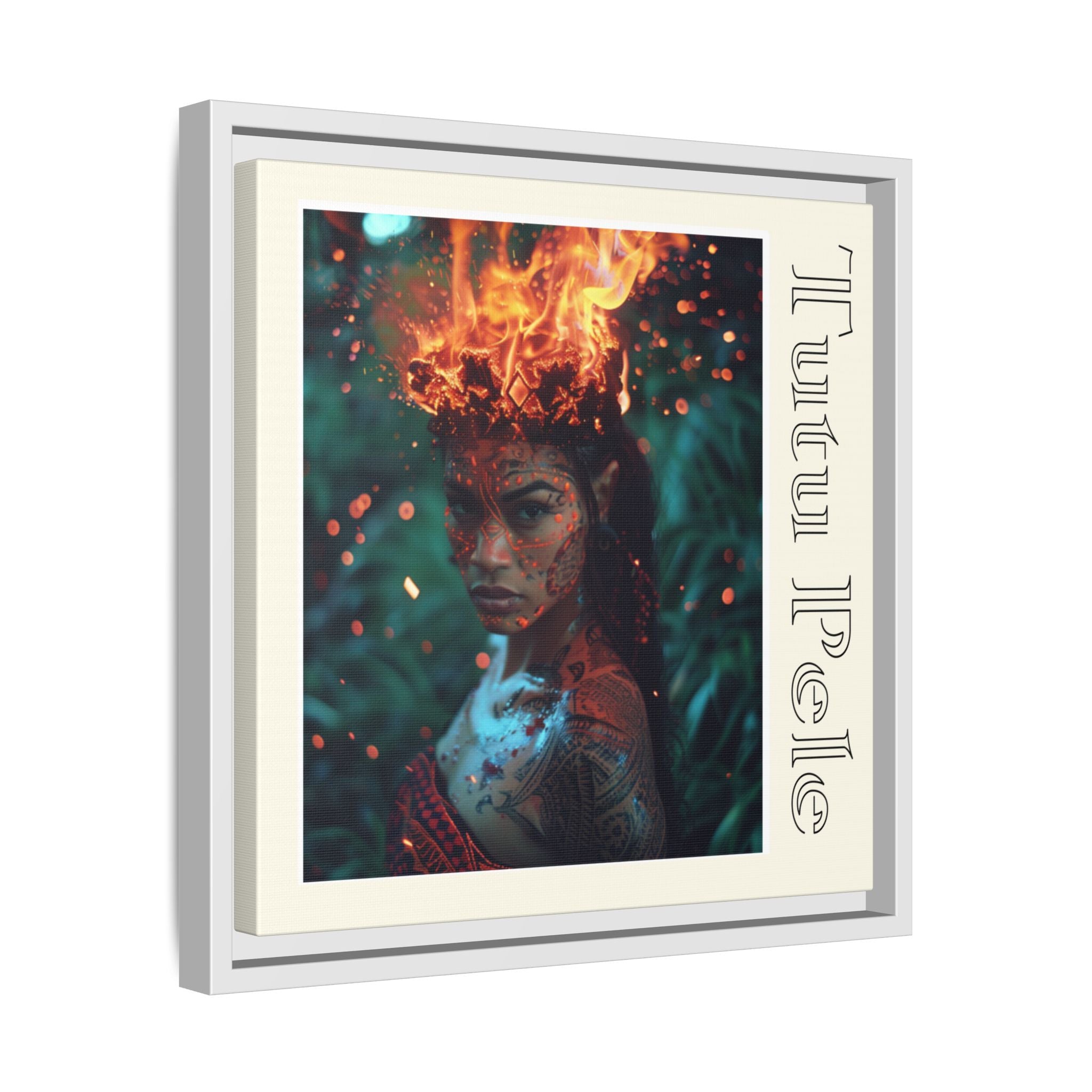 Tūtū Pele Aziza & Fae Matte Canvas Framed