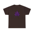 Purple Cannabis Leaf Tee