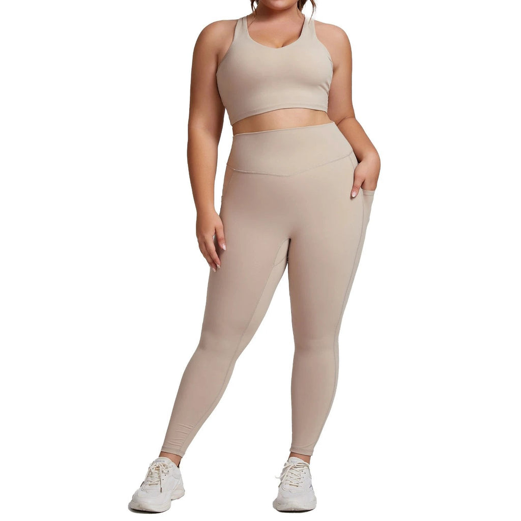 Sports Workout Clothes Women's No Embarrassment Line Tight Trousers Stretch Suit