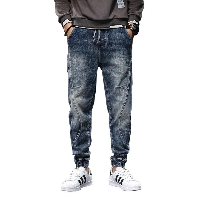 Men's Denim Stretch Plus Size Jeans Slim Casual