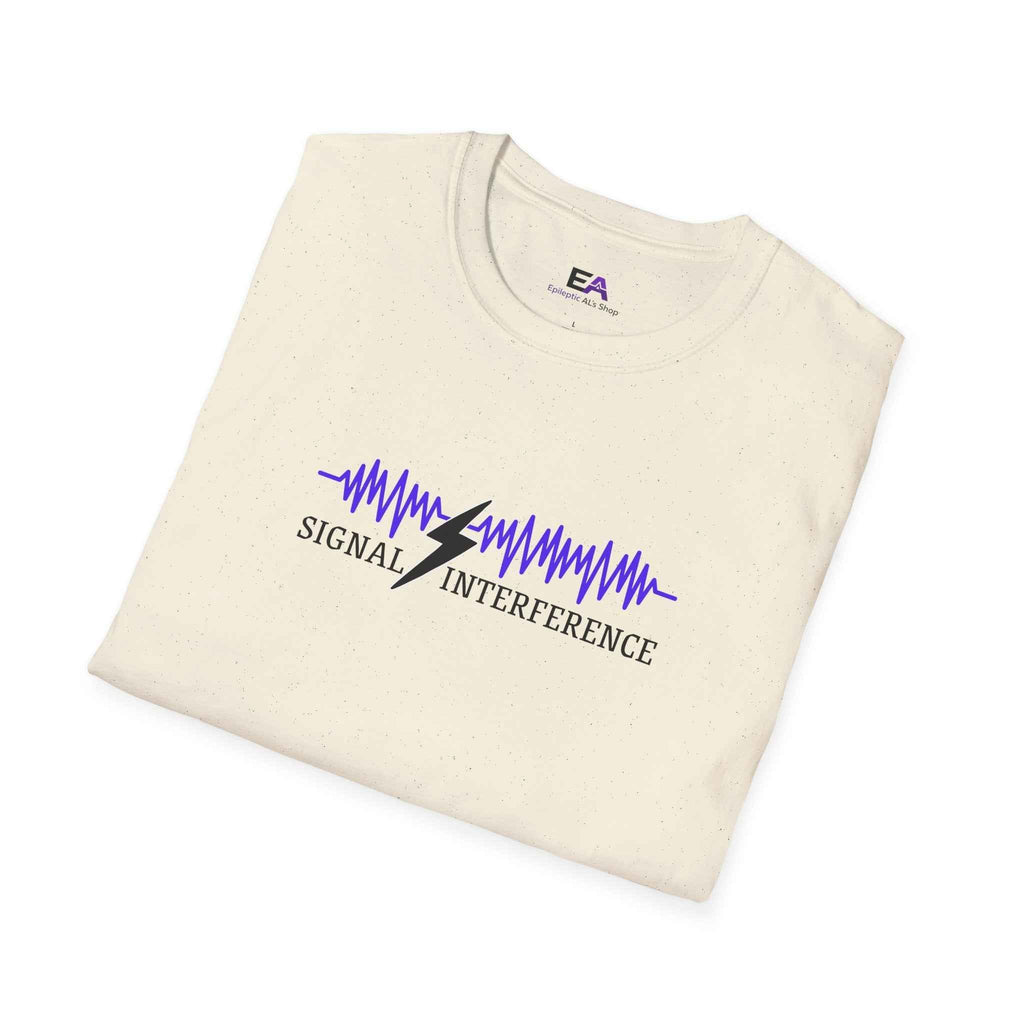 Signal Interference Tee — Quiet Static, Visible Spark