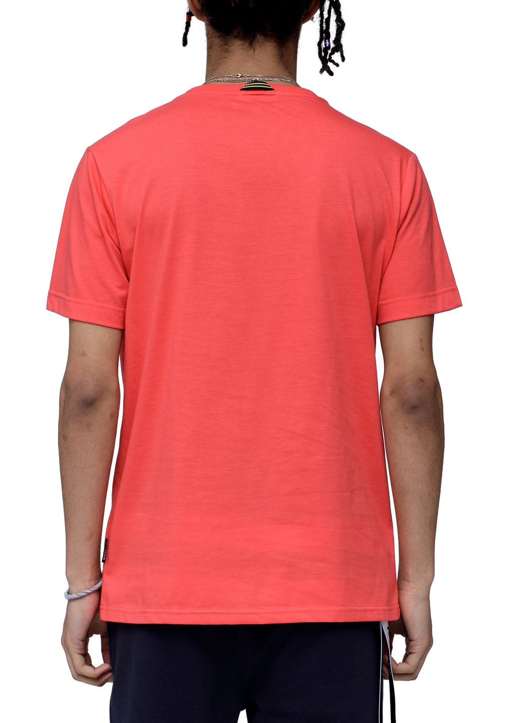 Konus Men's Multi Color Logo Print Tee in Red