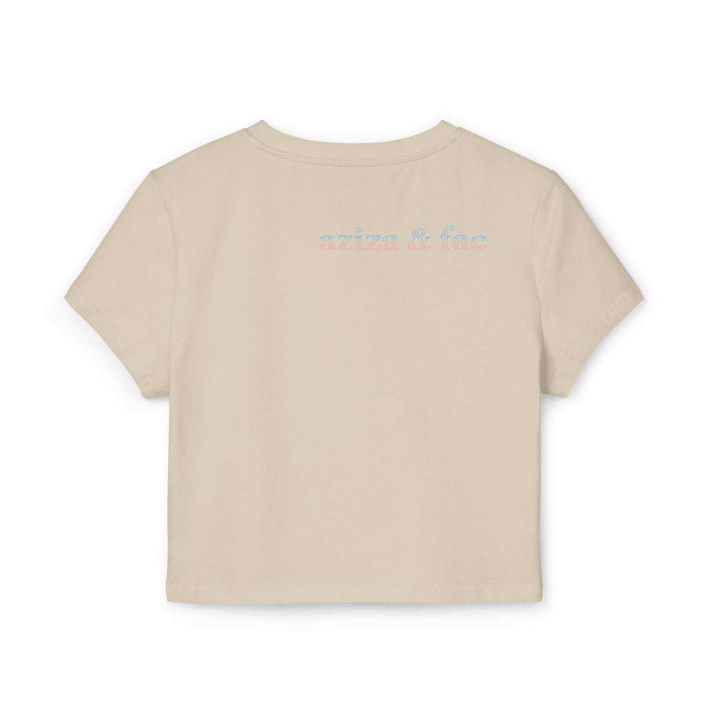Nubian Kemet Polaroid Queen Women's Crop T-Shirt